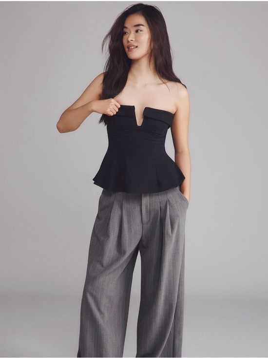Anthropologie Pants - Anthropology Maeve Strapless Plunge Top